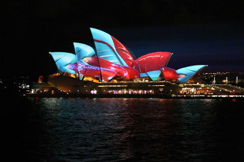 'Nhà sò' lung linh trong Lễ hội ánh sáng Vivid Sydney 2017 ảnh 3